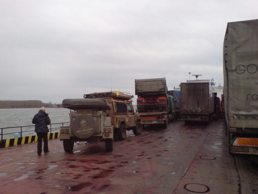 On the Ferry from Romania to Bulgaria