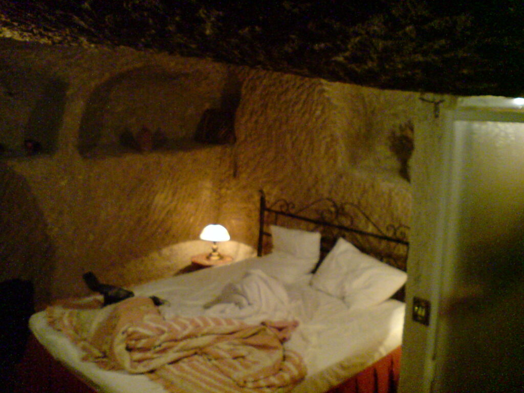 Inside the cave room