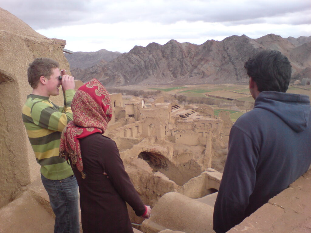 Exploring the village
