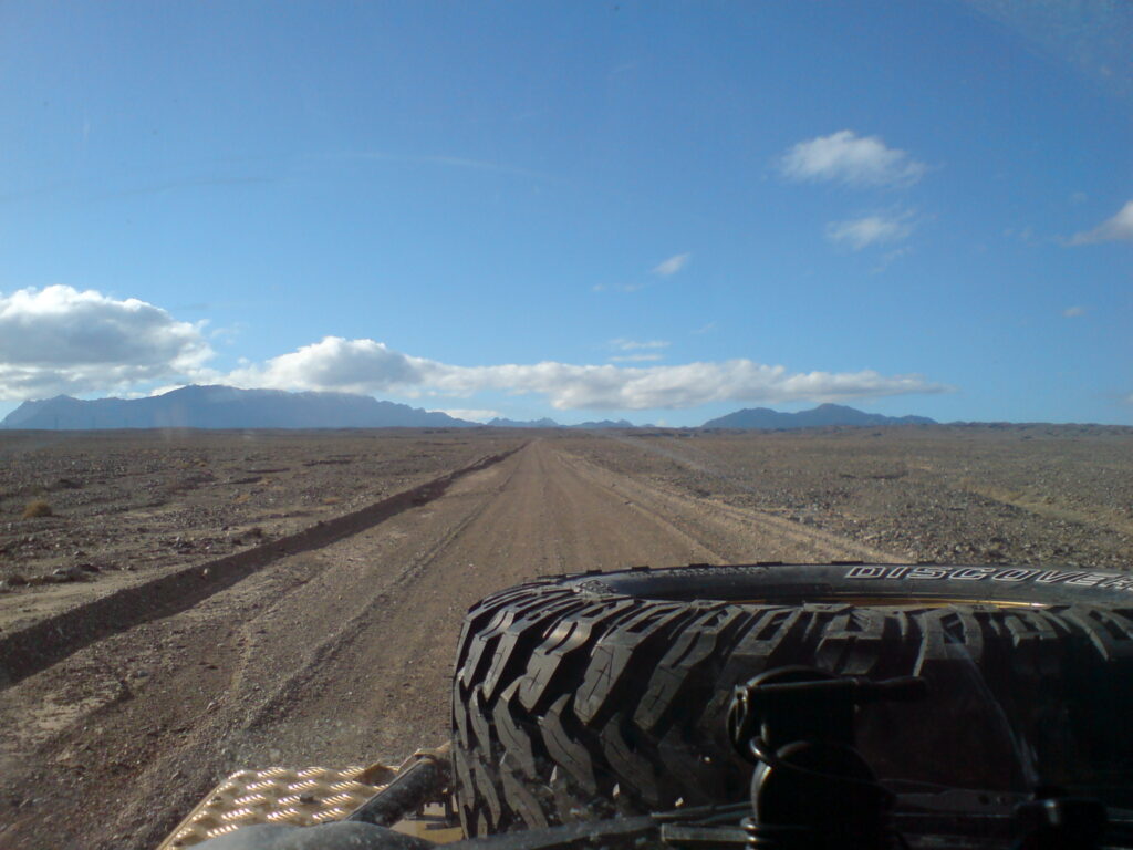 Heading out to the desert and the dome ruin