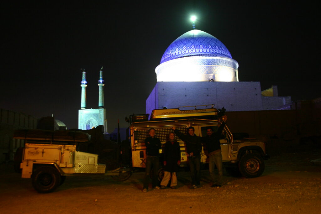 In Yazd, our last evening with Bobek
