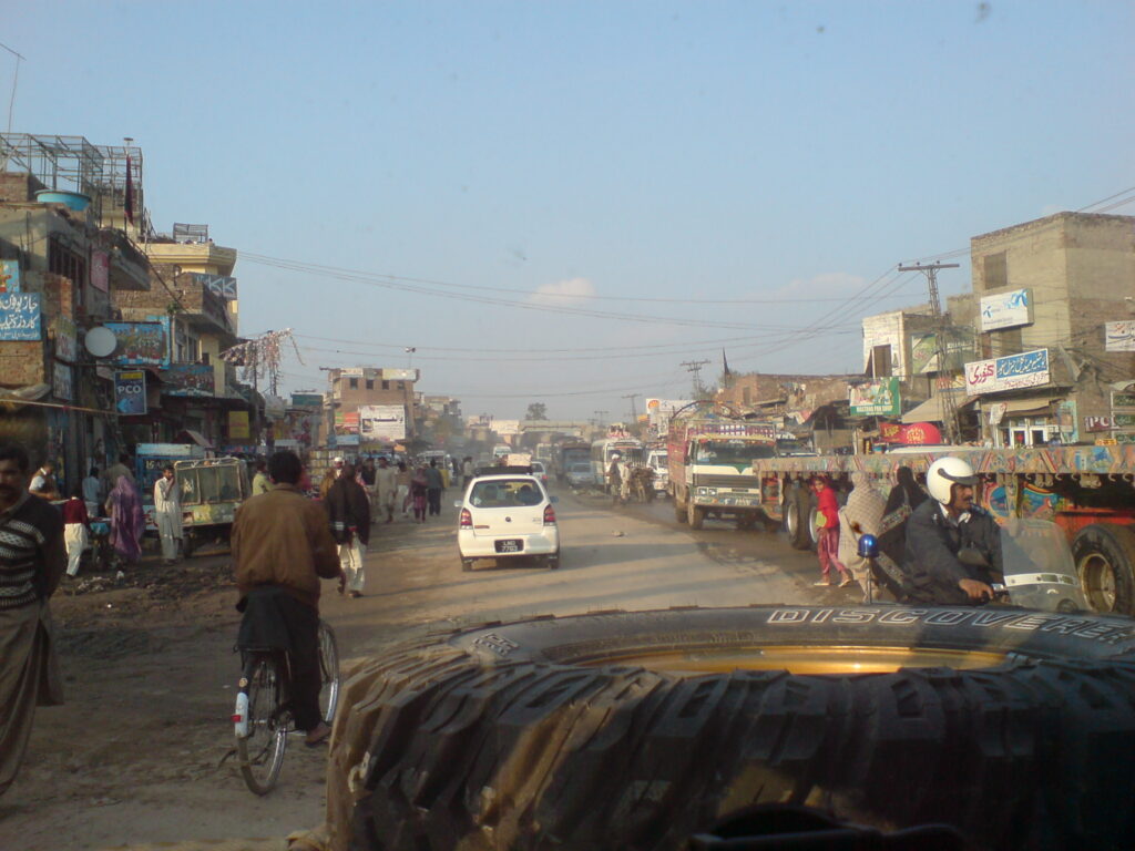 The outskirts of Lahore